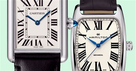 cartier tank a guichet replica|watches that look like cartier.